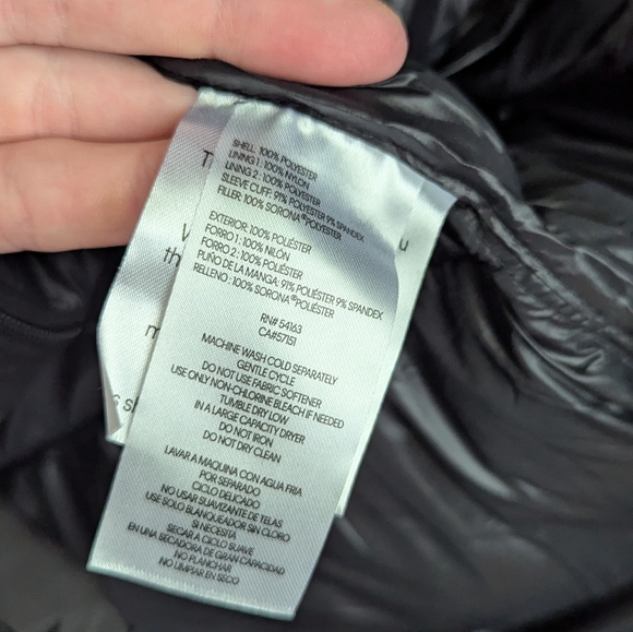 DKNY Black Puffer Jacket Women's Size XXL. Winter Puffer Coat With Hood. - Picture 4 of 9